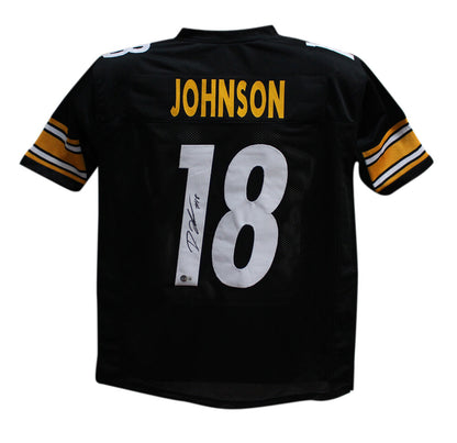 Diontae Johnson Autographed Pittsburgh Steelers Style Custom Football Jersey
