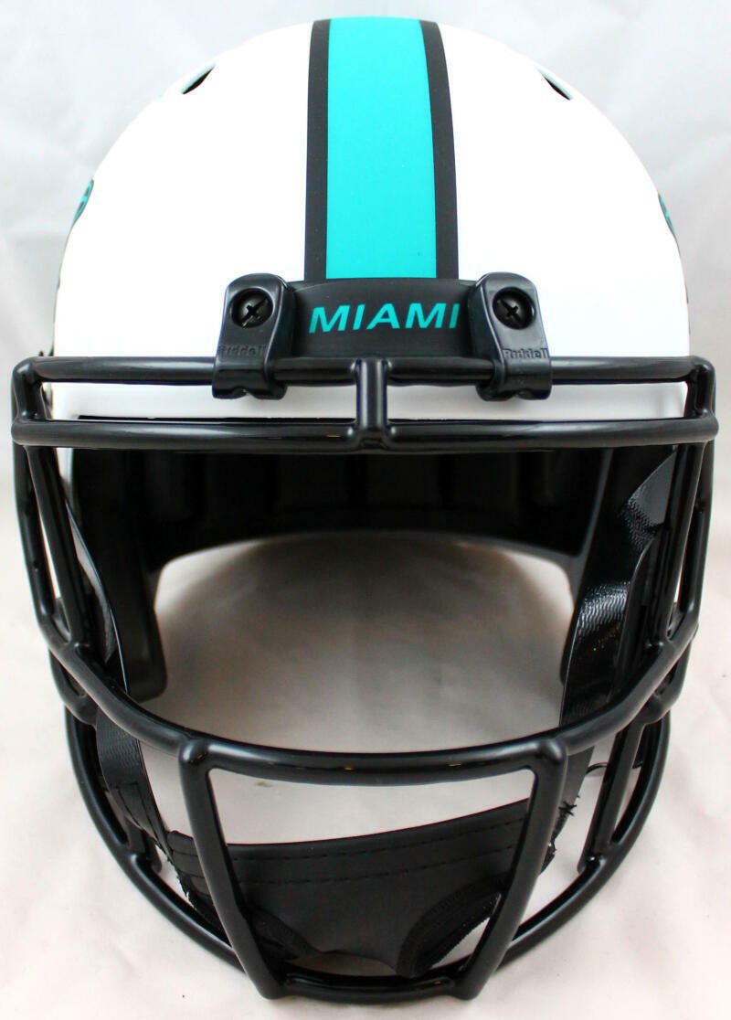 Jaylen Waddle Signed Miami Dolphins Lunar Speed Full Size Replica Helmet