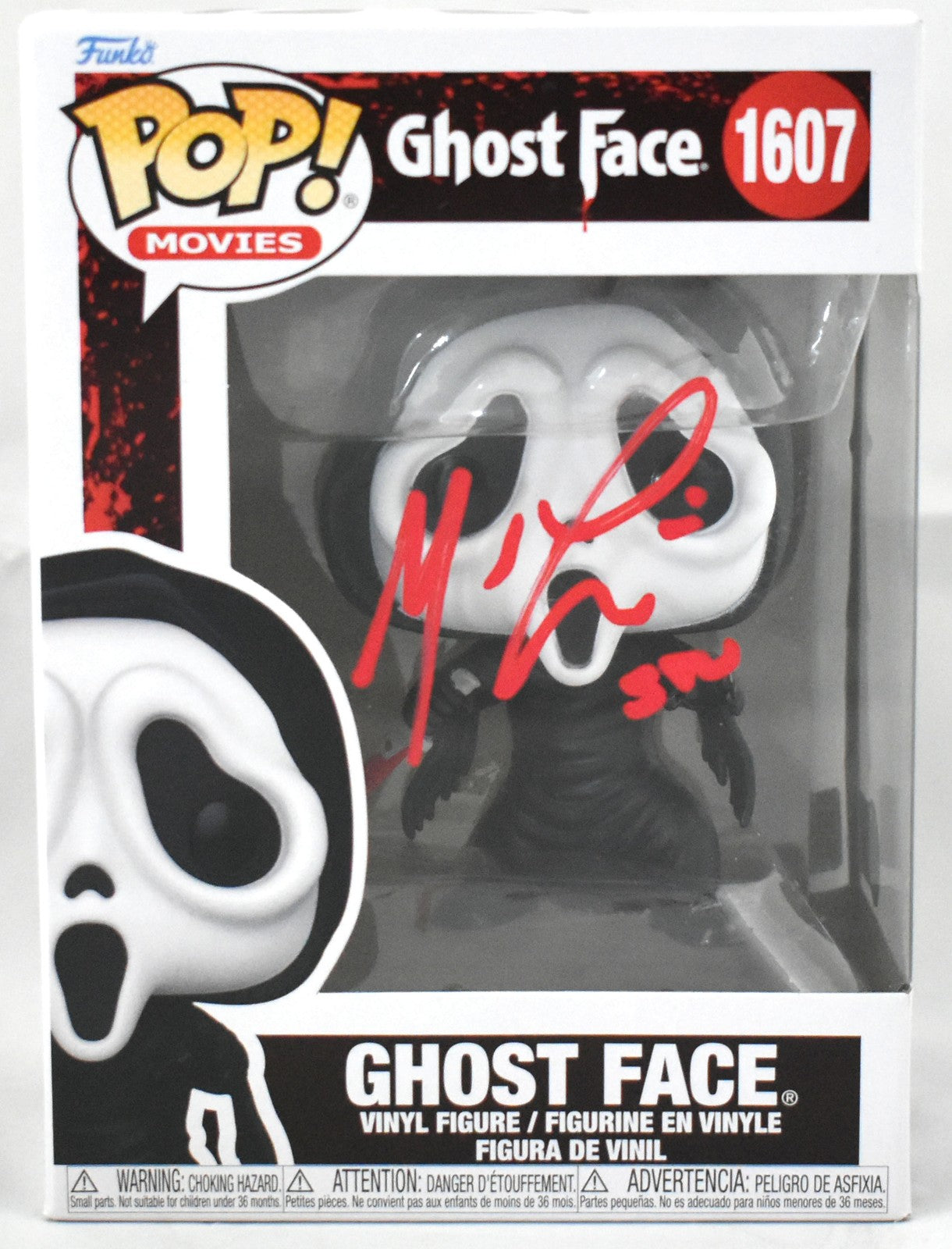 Matthew Lillard Autographed Ghost Face Funko Pop #1607 Inscribed "Stu"