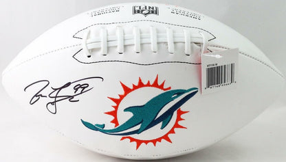 Jason Taylor Signed Miami Dolphins Logo Football