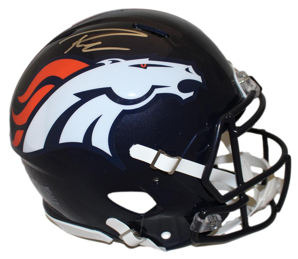Russell Wilson Denver Broncos Autographed Authentic Speed Full Size Helmet