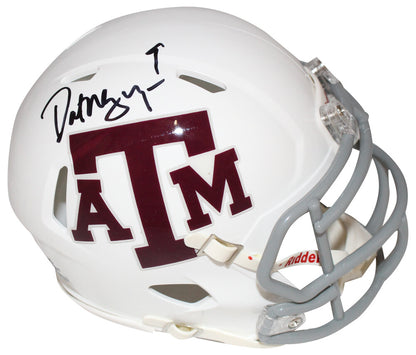 Dat Nguyen Signed Texas A&M Aggies White Speed Mini Helmet (Beckett)