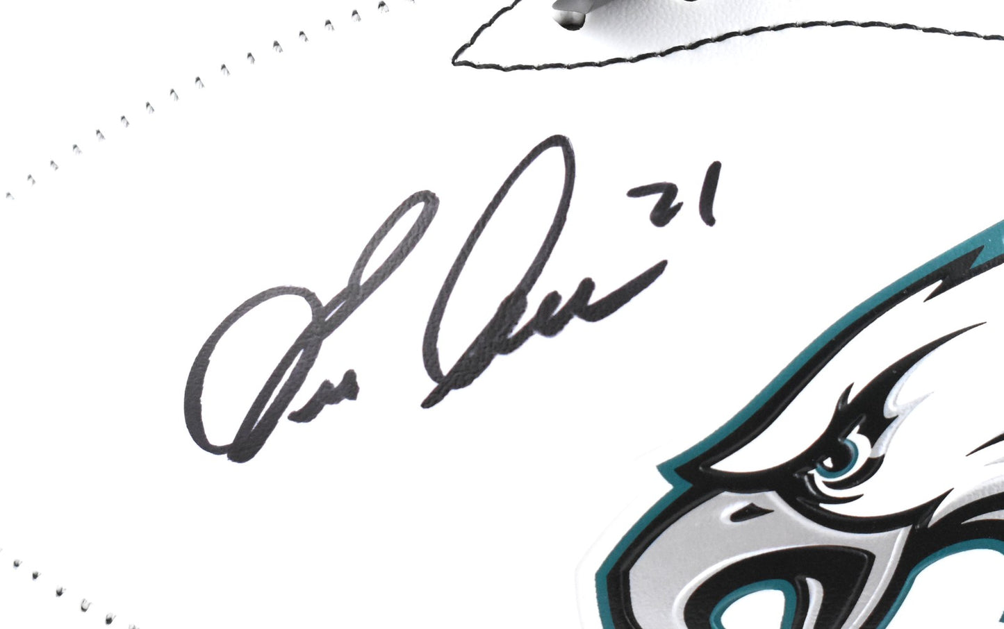 Eric Allen Autographed Philadelphia Eagles Logo Football