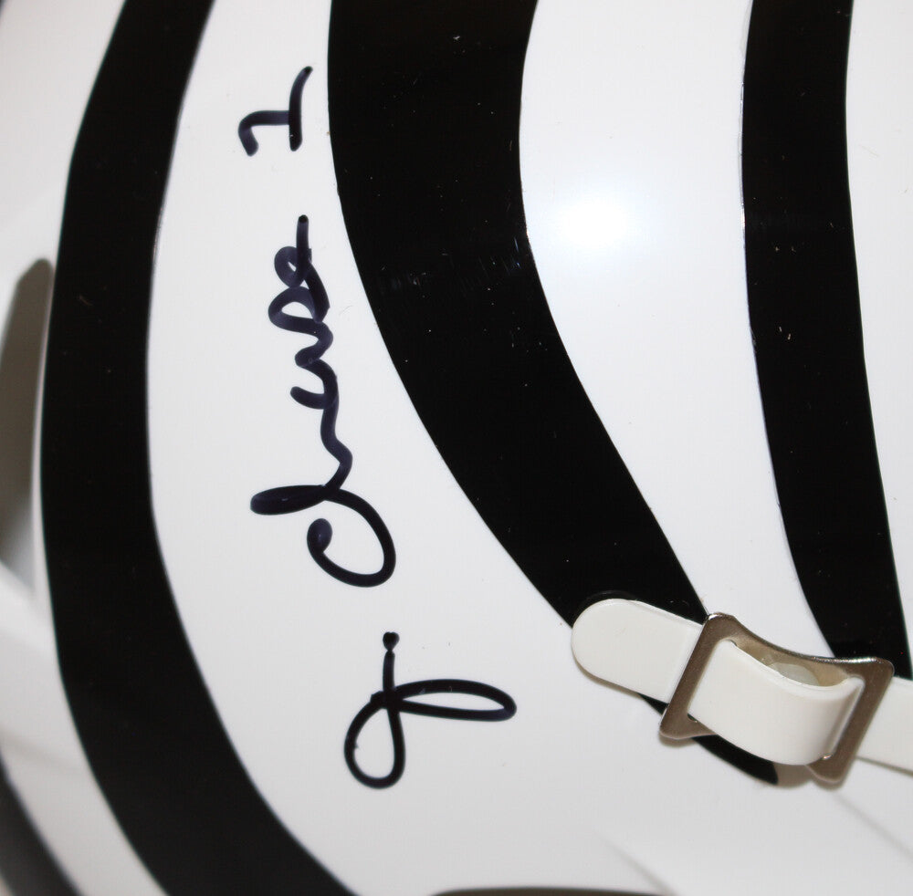 Ja'Marr Chase Cincinnati Bengals Autographed Alternate Speed Mini Helmet