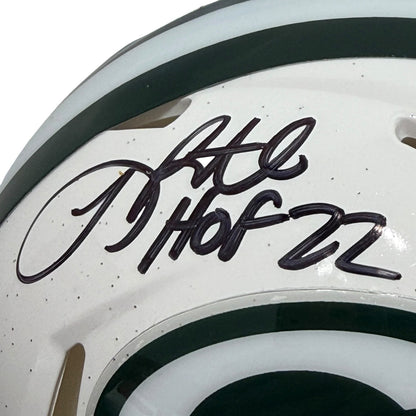 LeRoy Butler Signed Green Bay Packers Alt White Mini Helmet (HOF 22) JSA