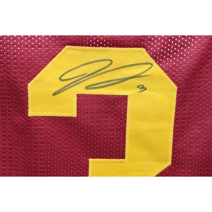 Jordan Addison Autographed USC Style Red Football Jersey