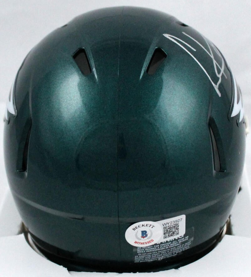 Cris Carter Autographed Philadelphia Eagles Mini Helmet