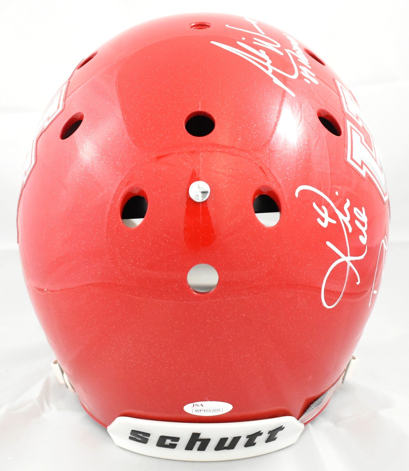 Case Keenum, Andre Ware & Houston Legends Multi-Signed Full Size Helmet