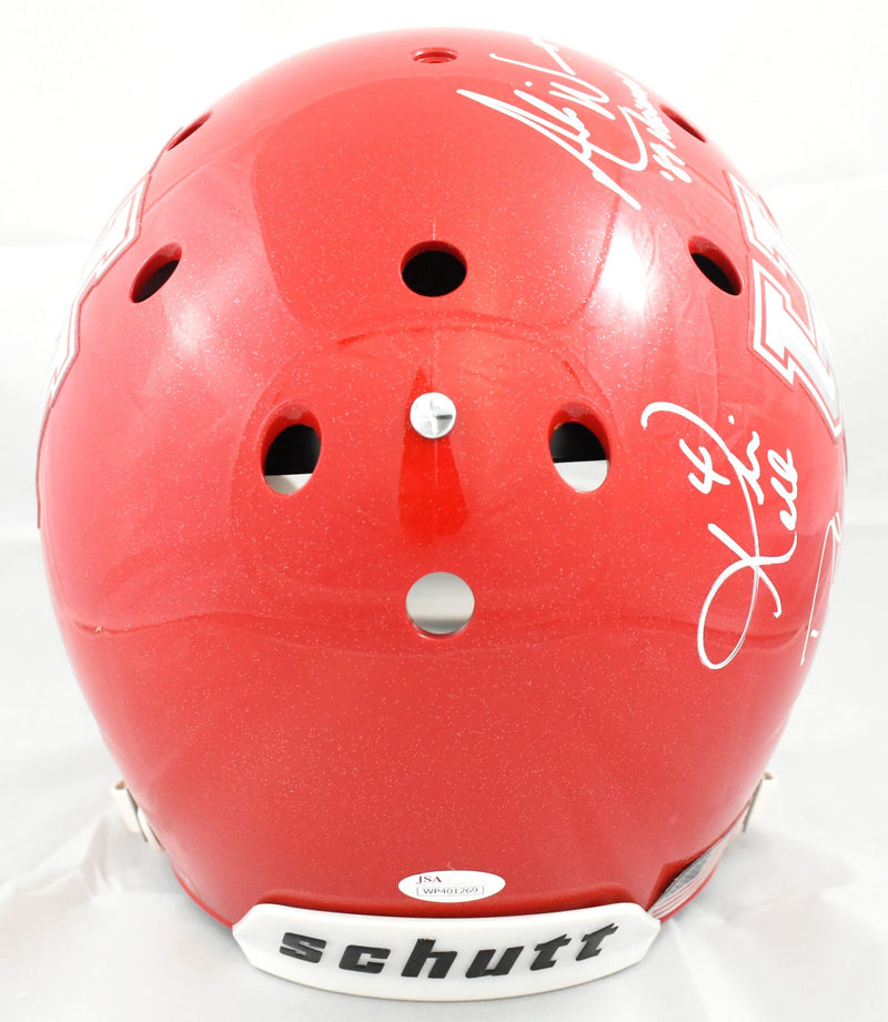 Case Keenum, Andre Ware & Houston Legends Multi-Signed Full Size Helmet