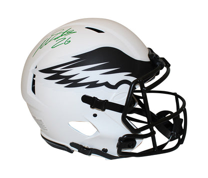 Miles Sanders Signed Philadelphia Eagles Authentic Lunar Full Size Helmet