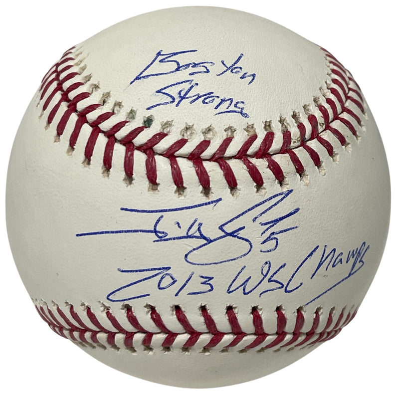 Jonny Gomes Signed Official Major League Baseball w/ 2 Inscriptions BAS