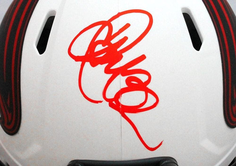 Jamal Anderson Autographed Atlanta Falcons Lunar Speed Mini Helmet