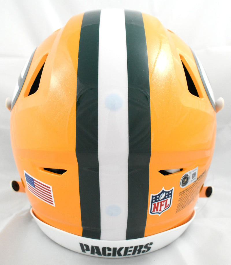 Matthew Golden Signed Green Bay Packers Full Size Speedflex Helmet
