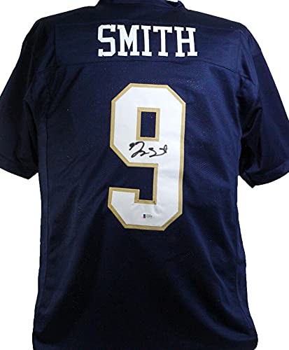Jaylon Smith Signed Navy Blue Custom College Style Jersey