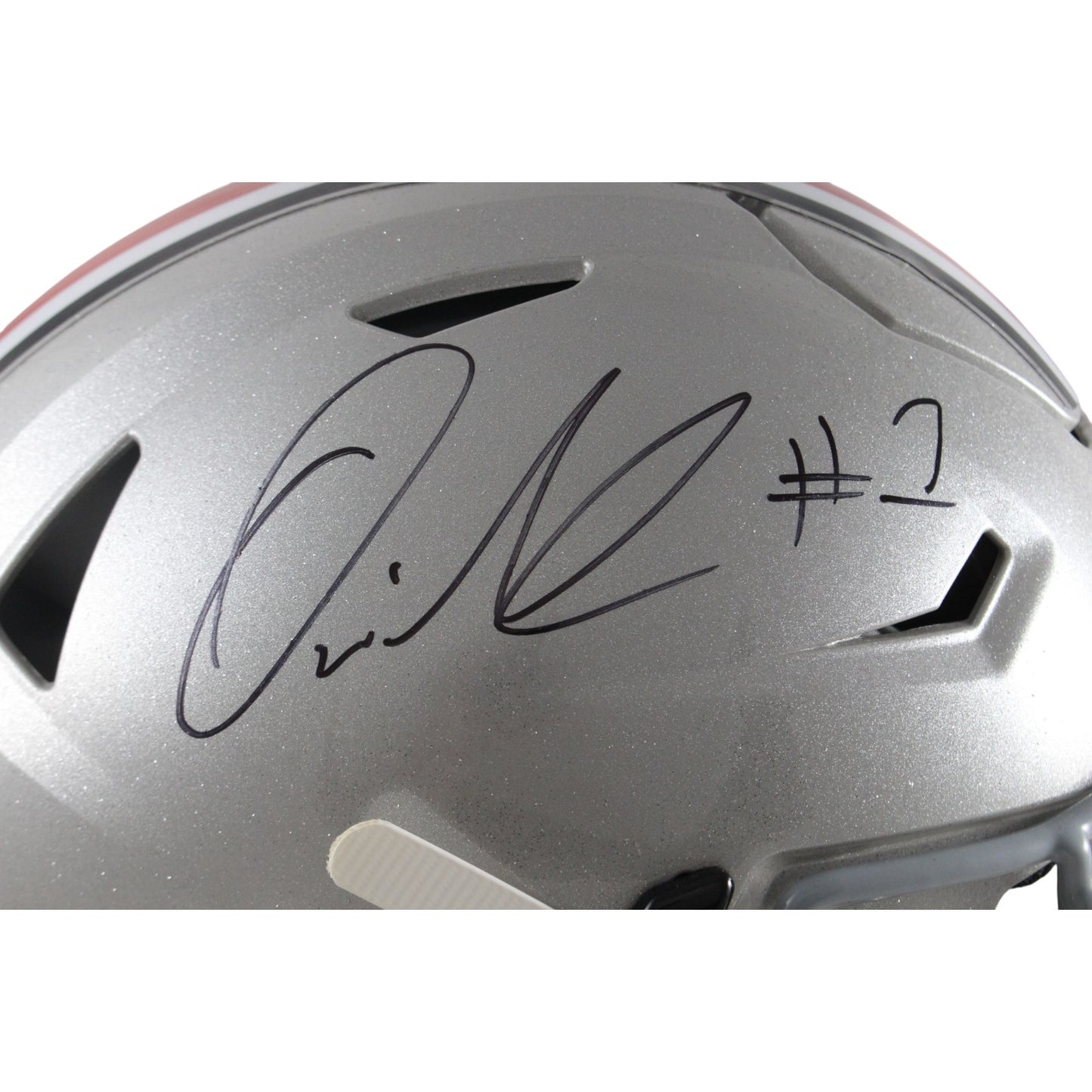 Quinshon Judkins Ohio State Buckeyes Signed Authentic SpeedFlex Helmet