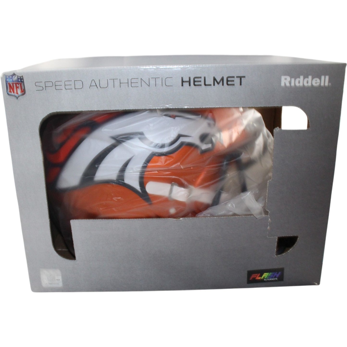 Bo Nix Autographed Denver Broncos Full Size Authentic Flash Helmet