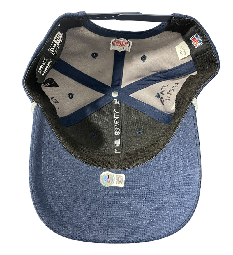 Brandon Aubrey Signed Game Worn 2024 Dallas Cowboys Hat (Beckett)