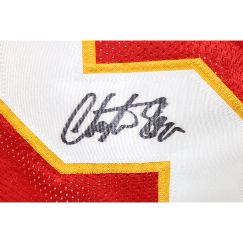 Christian Okoye Autographed Kansas City Chiefs Pro Style Jersey