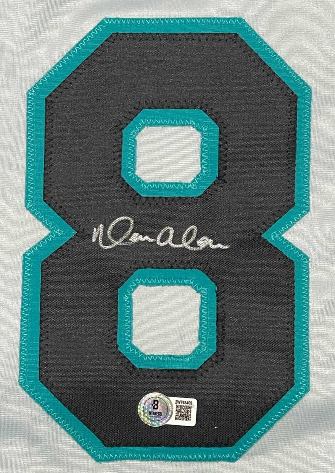 Moises Alou Florida Marlins Signed Custom Baseball Jersey