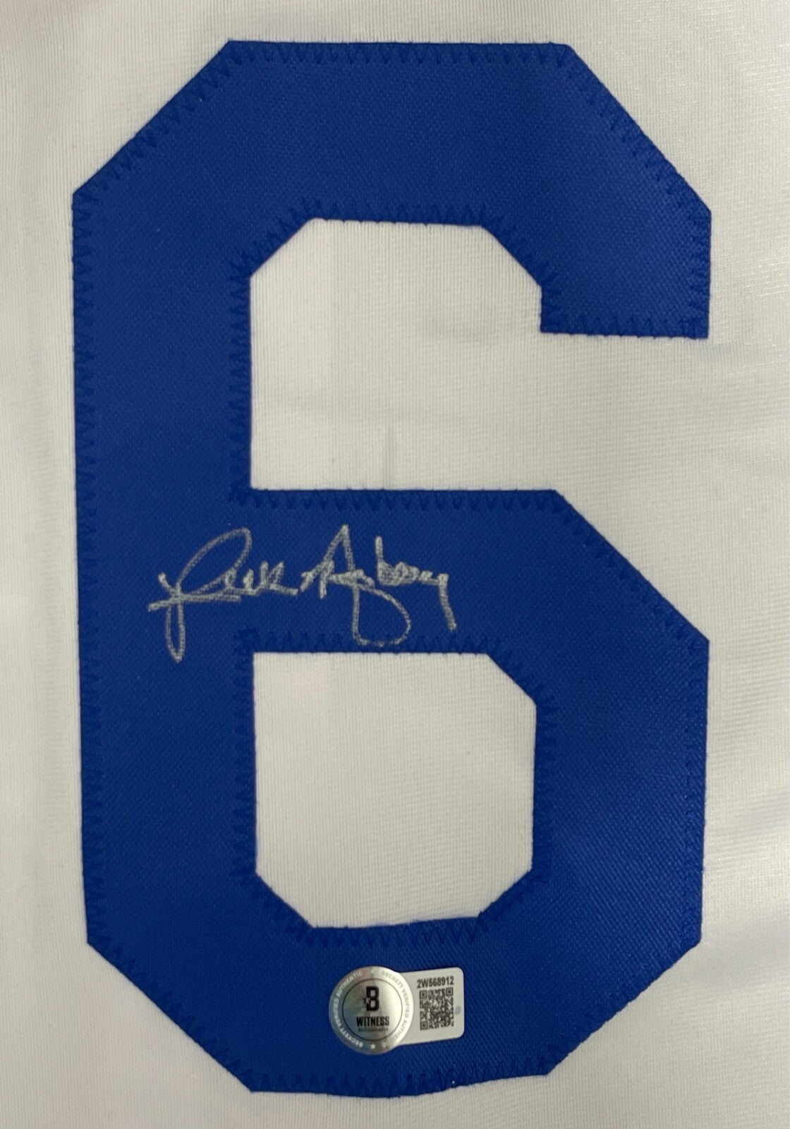 Rick Monday Los Angeles Dodgers Signed Custom Baseball Jersey (Beckett BAS)