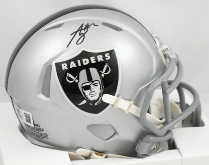 Ashton Jeanty Signed Las Vegas Raiders Speed Mini Helmet