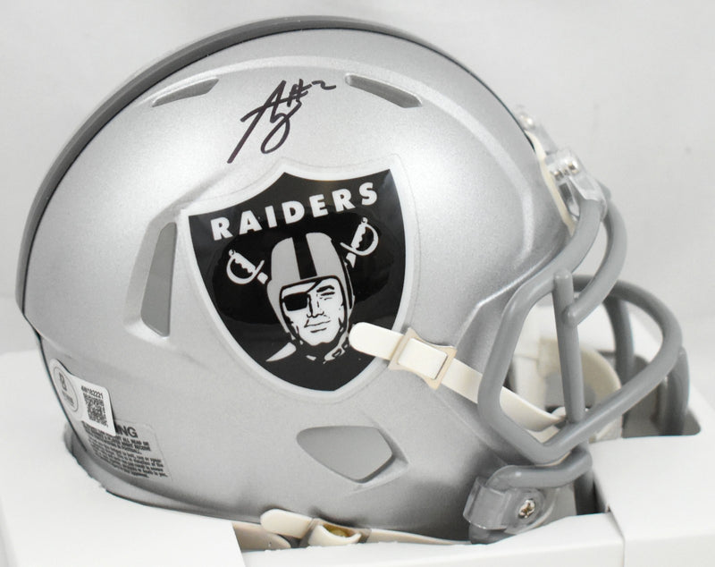 Ashton Jeanty Signed Las Vegas Raiders Speed Mini Helmet