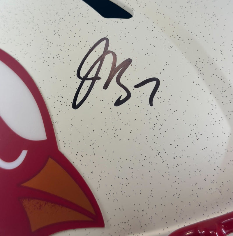 Jacoby Brissett Signed Arizona Cardinals Rivalries Replica Helmet