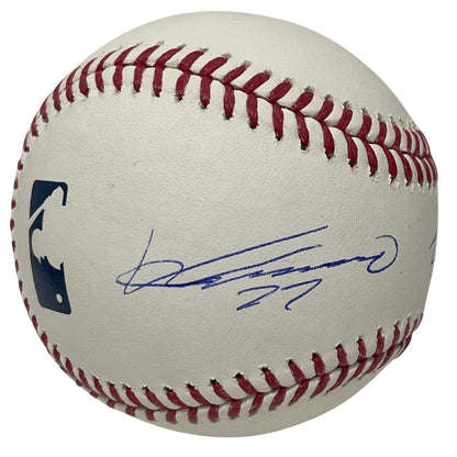 Vladimir Guerrero Jr & Sr Dual Signed Rawlings MLB Baseball PSA