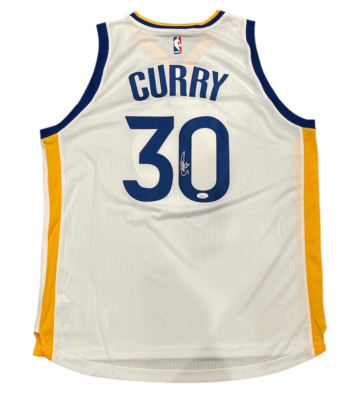 Stephen Curry Signed Golden State Warriors NBA Swingman Jersey JSA COA