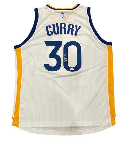 Stephen Curry Signed Golden State Warriors NBA Swingman Jersey JSA COA