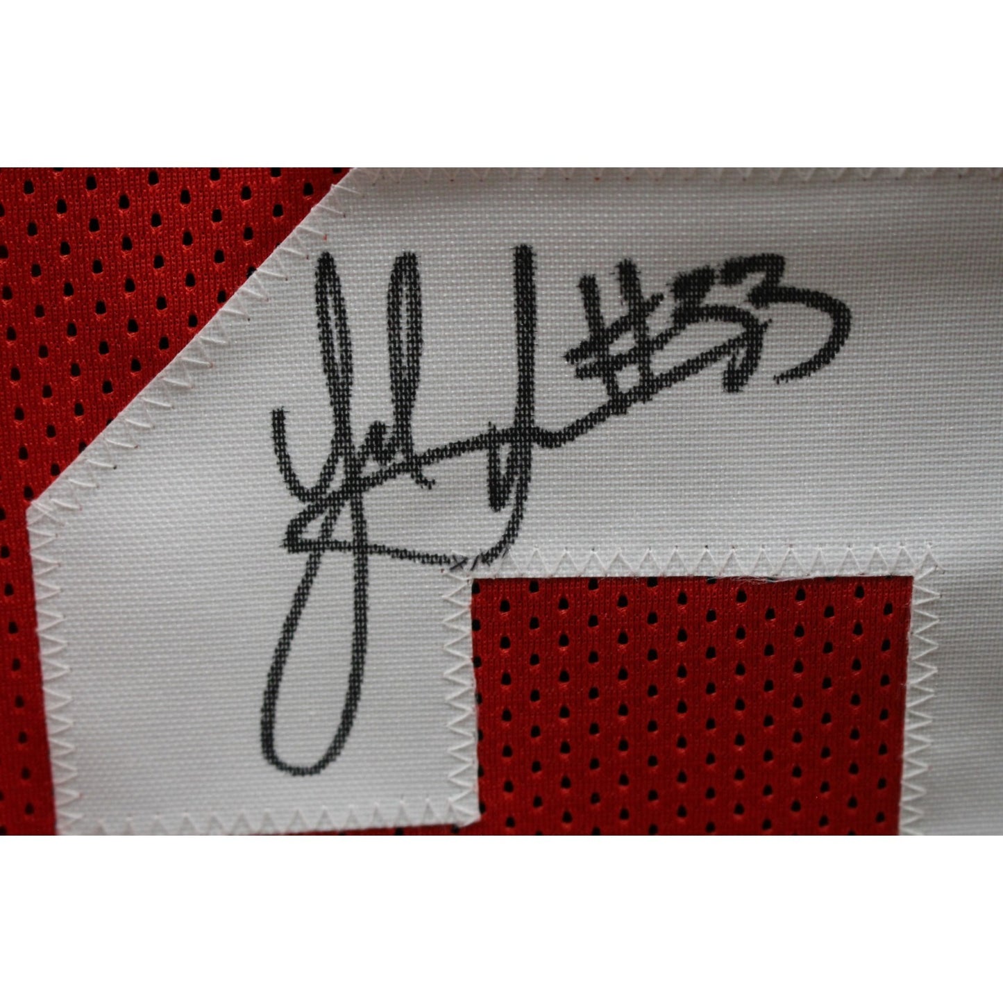 Jack Sawyer Signed Red College Style Custom Jersey