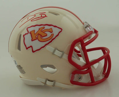 Dwayne Bowe Autographed Kansas City Chiefs Throwback Mini Helmet