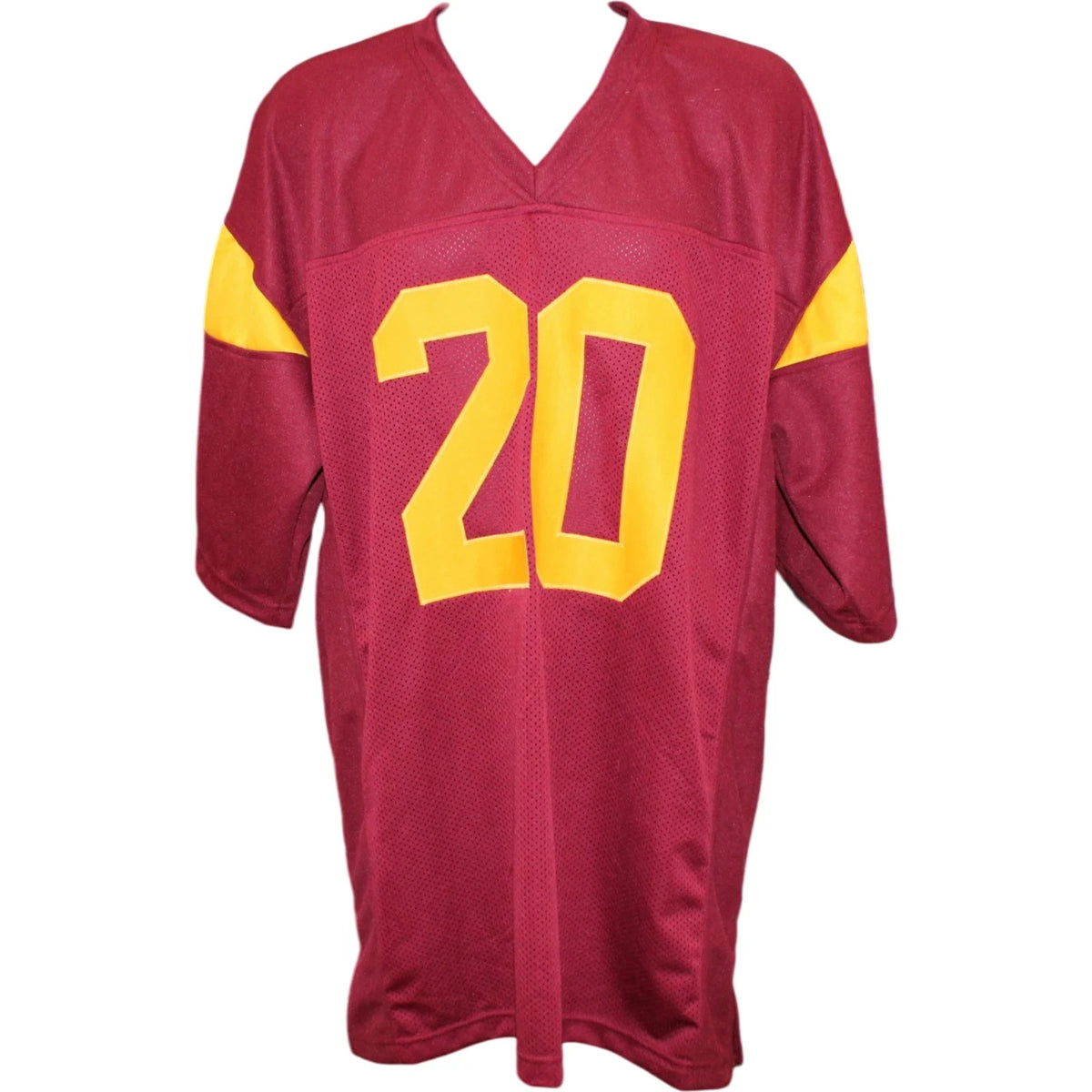 Mike Garrett Signed Maroon Jersey - '65 Heisman Inscription