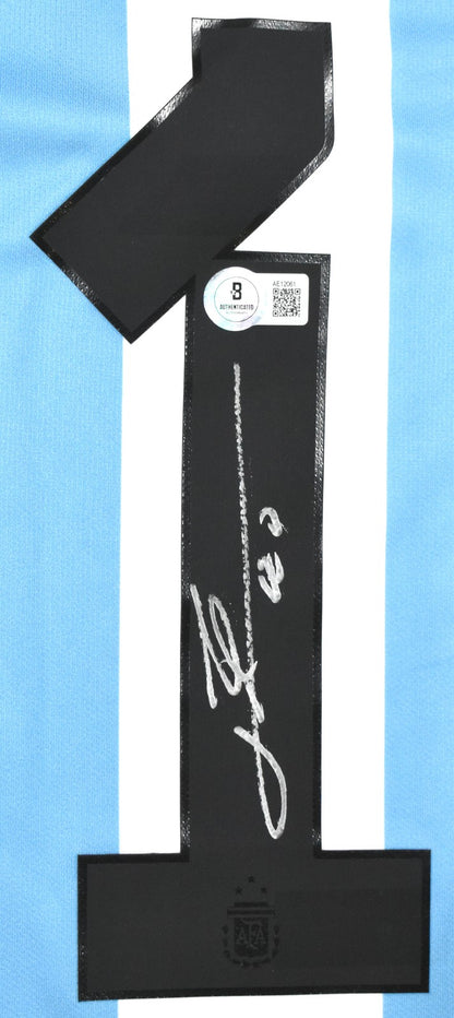 Lionel Messi Signed Argentina National Team Home Jersey