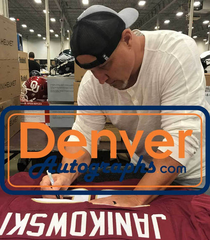 Sebastian Janikowski Autographed Florida State Custom Jersey