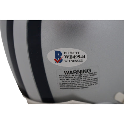 Roger Staubach Signed Dallas Cowboys VSR4 Mini Helmet (HOF)