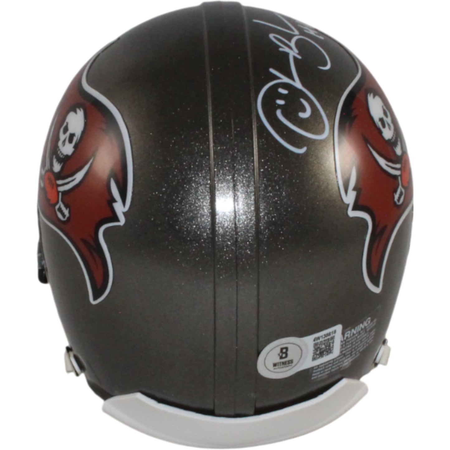 Derrick Brooks Signed Tampa Bay Buccaneers VSR4 Mini Helmet (HOF)