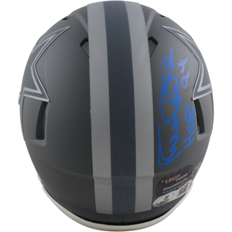 Randy White Dallas Cowboys Signed Slate Mini Helmet (HOF Inscription)