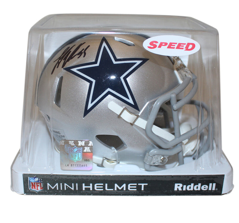 Leighton Vander Esch Signed Dallas Cowboys Speed Mini Helmet