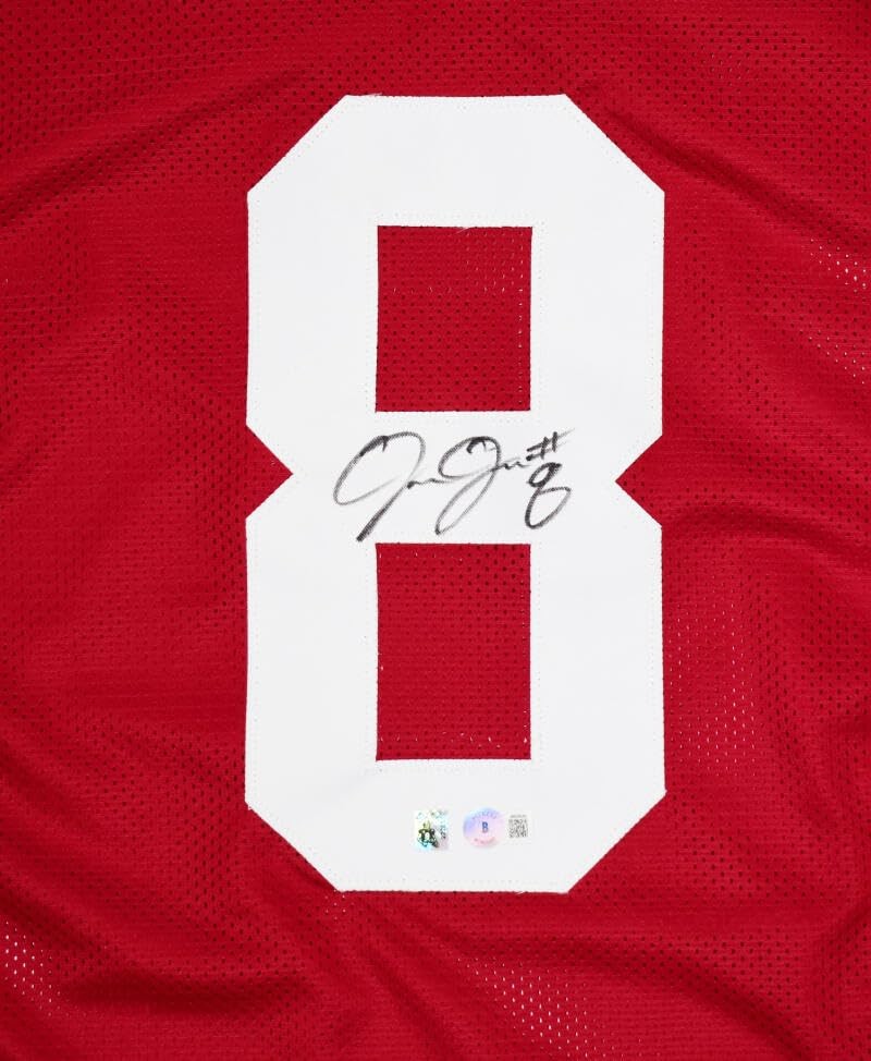 Josh Jacobs Autographed Black Custom College Style Jersey