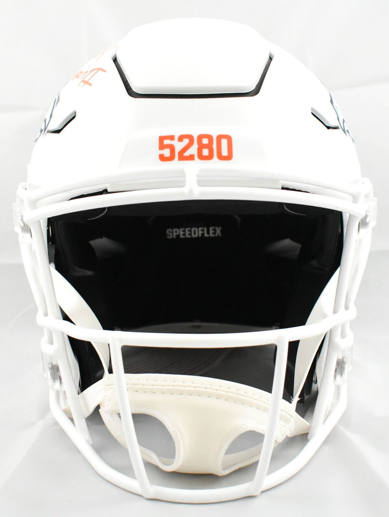 Patrick Surtain II Autographed Denver Broncos 2024 Alternate Speedflex Helmet