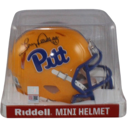 Tony Dorsett Autographed Pittsburgh Panthers Gold Mini Helmet