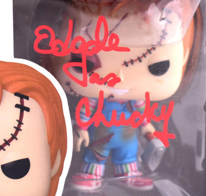 Ed Gale Signed Chucky Funko Pop Figurine #1249