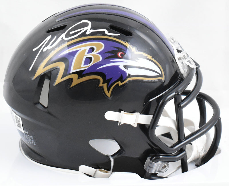 Terrell Suggs Signed Baltimore Ravens Speed Mini Helmet