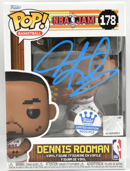 Dennis Rodman Autographed Detroit Pistons Funko Pop #178