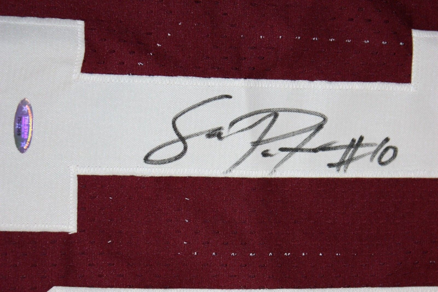 Sean Porter Autographed Maroon Custom Jersey