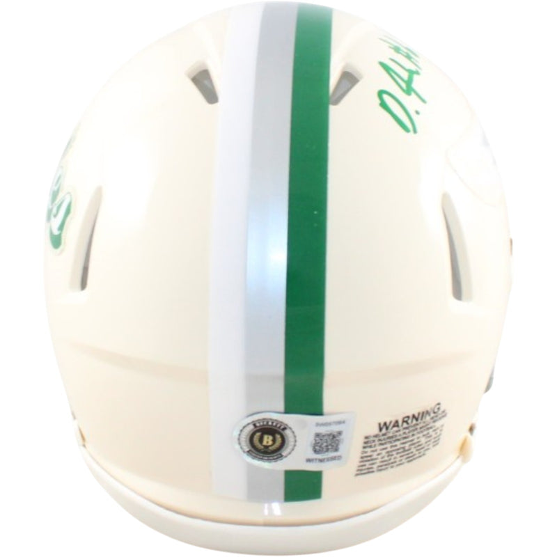 DeVonta Smith Autographed Philadelphia Eagles Retro Mini Helmet
