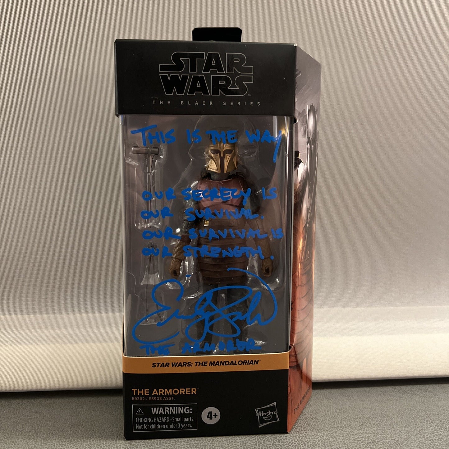 Emily Swallow Signed The Armorer Star Wars Black Series Action Figure