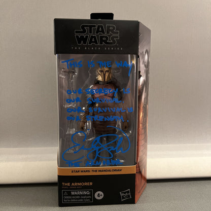 Emily Swallow Signed The Armorer Star Wars Black Series Action Figure