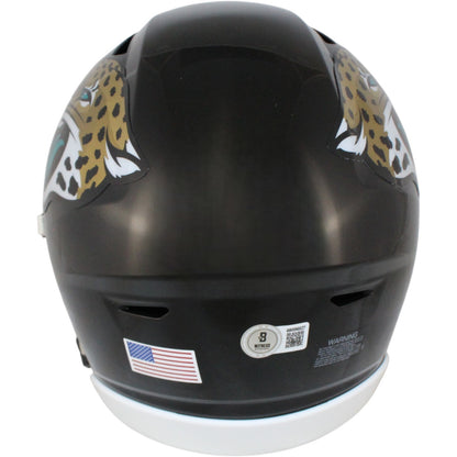 Travis Hunter Jacksonville Jaguars Signed Mid-Size Midi Helmet